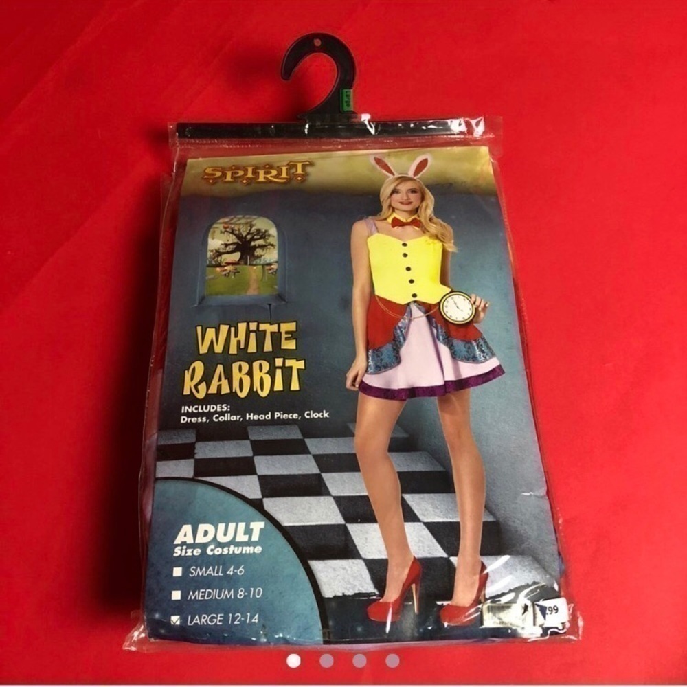 White rabbit costume